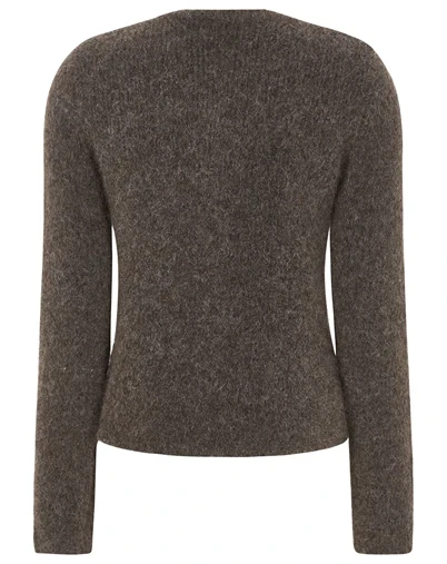 Soft Rebels - SRCamilla Cardigan Strik - Demitasse Melange